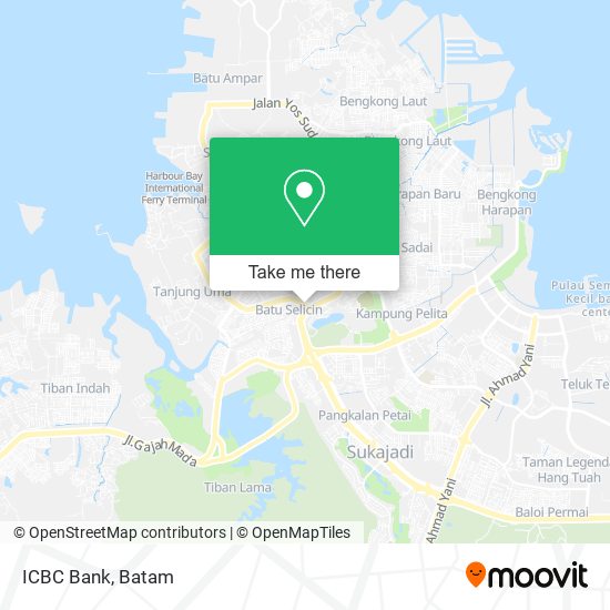 ICBC Bank map