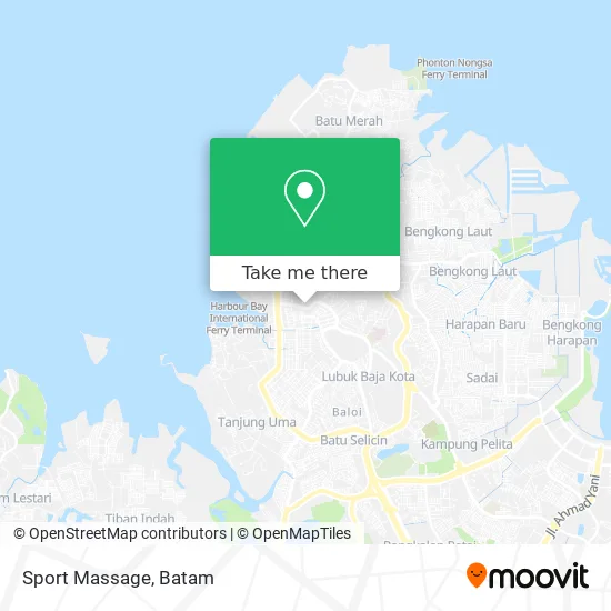 Sport Massage map