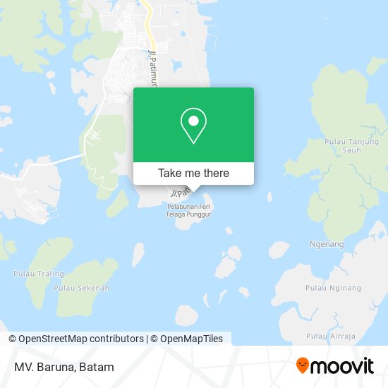 MV. Baruna map