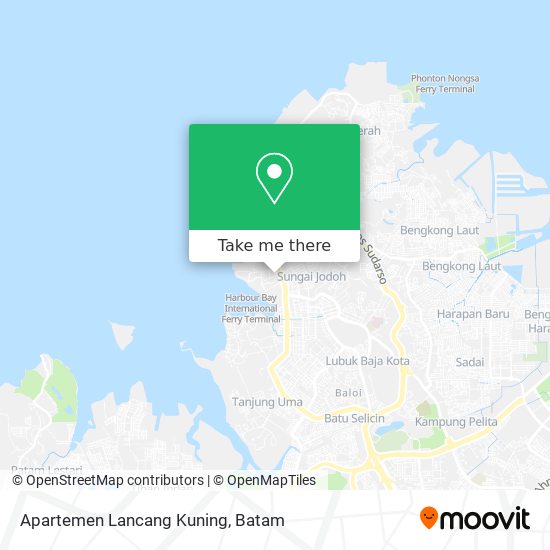 Apartemen Lancang Kuning map