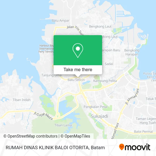 RUMAH DINAS KLINIK BALOI OTORITA map