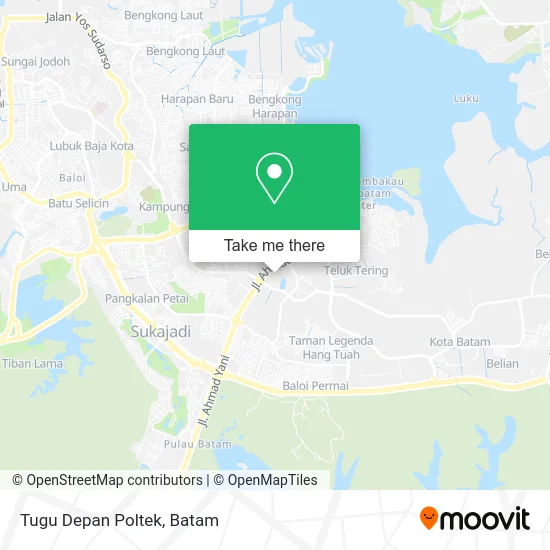 Tugu Depan Poltek map