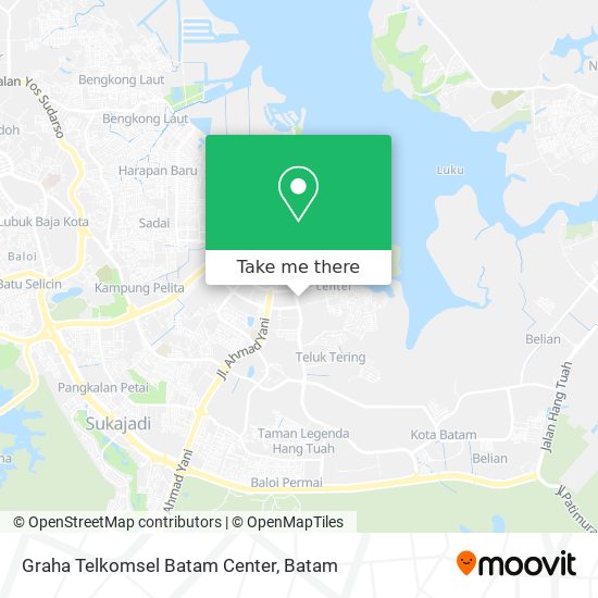 Graha Telkomsel Batam Center map