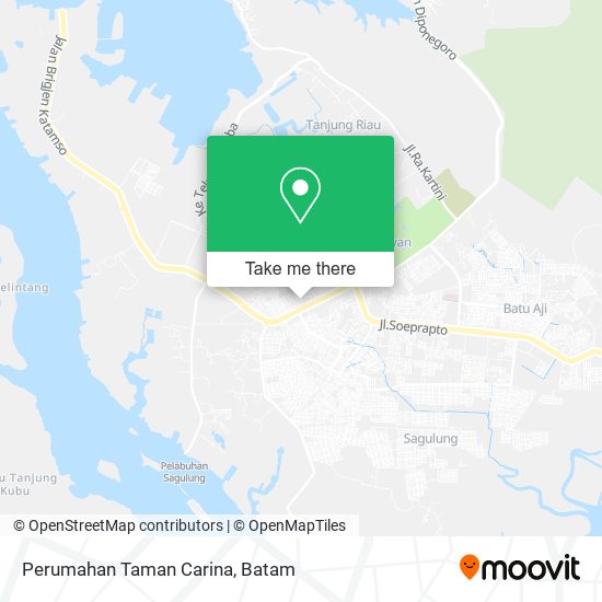 Perumahan Taman Carina map