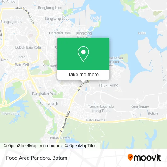 Food Area Pandora map