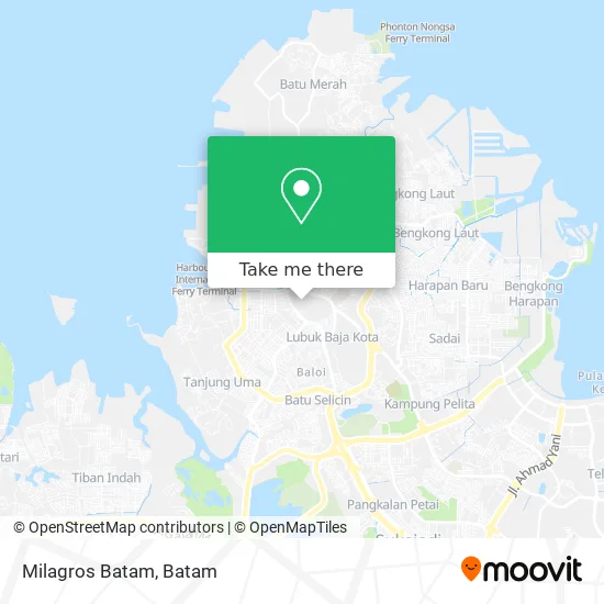 Milagros Batam map