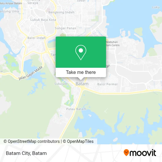 Batam City map