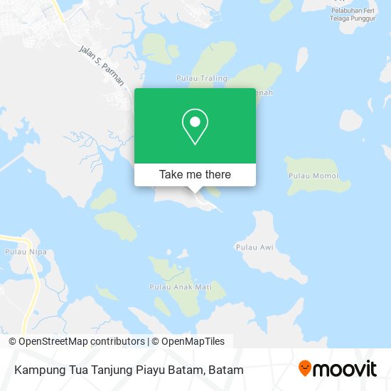 Kampung Tua Tanjung Piayu Batam map