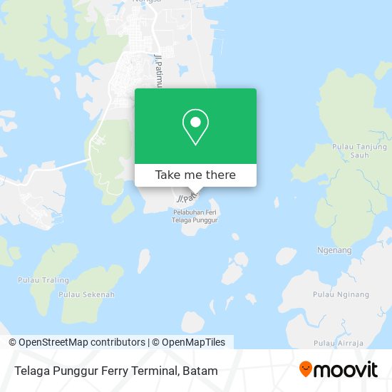 Telaga Punggur Ferry Terminal map