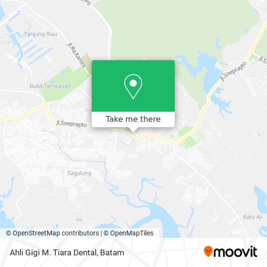 Ahli Gigi M. Tiara Dental map