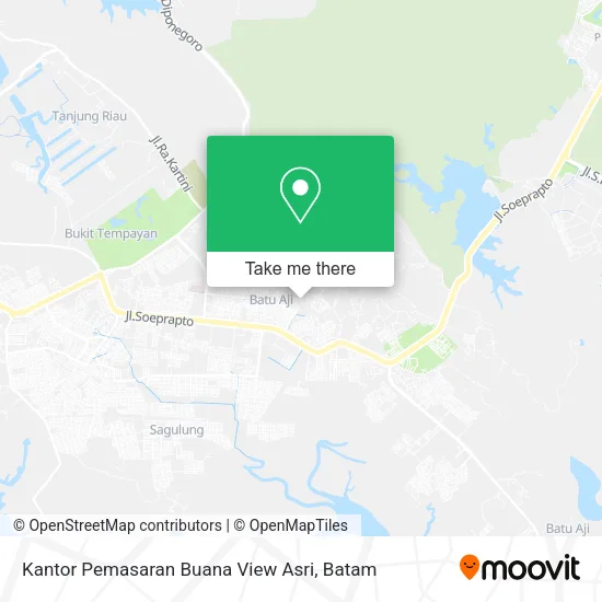 Kantor Pemasaran Buana View Asri map