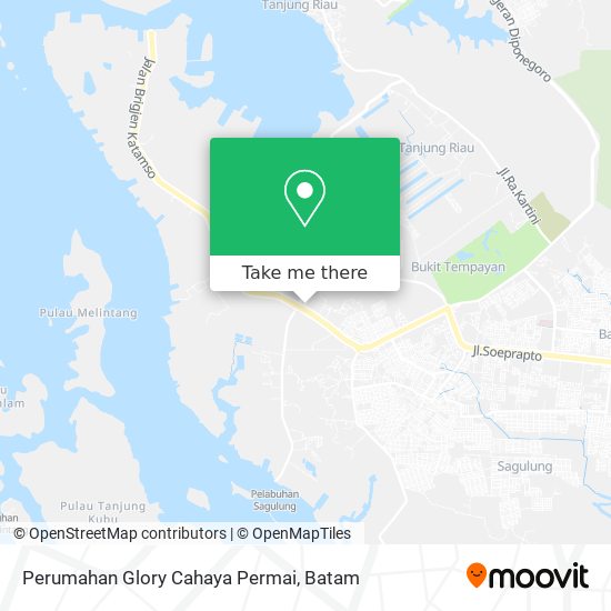 Perumahan Glory Cahaya Permai map