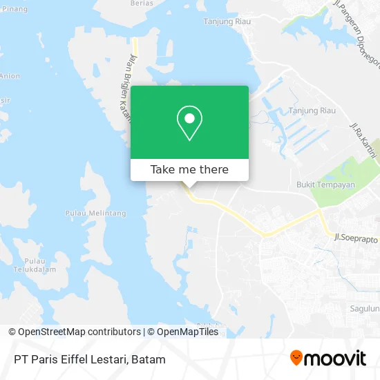 PT Paris Eiffel Lestari map