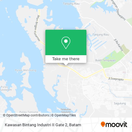 Kawasan Bintang Industri II Gate 2 map