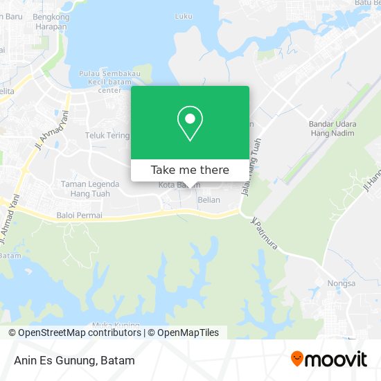 Anin Es Gunung map