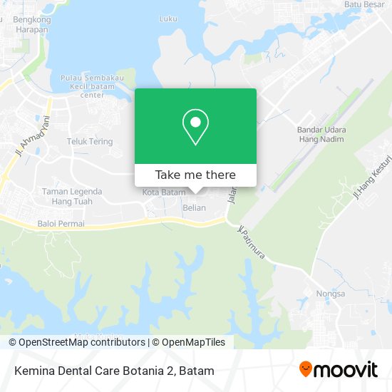 Kemina Dental Care Botania 2 map
