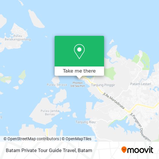 Batam Private Tour Guide Travel map