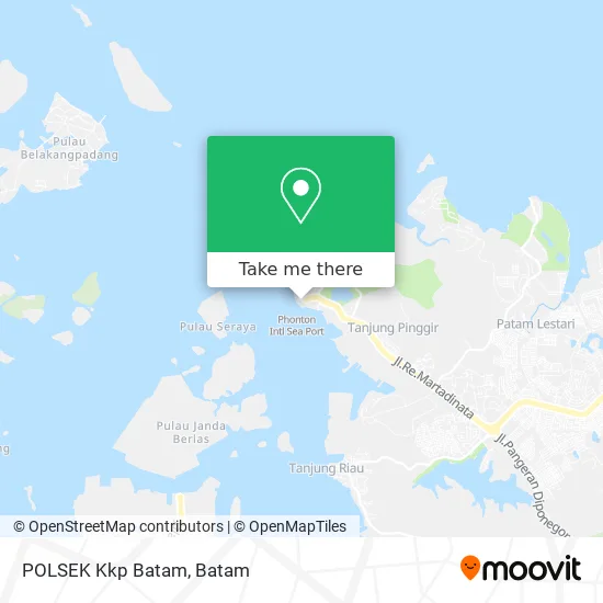 POLSEK Kkp Batam map
