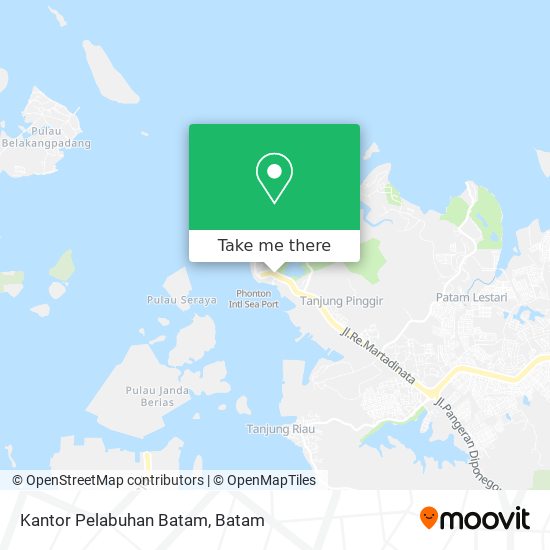 Kantor Pelabuhan Batam map