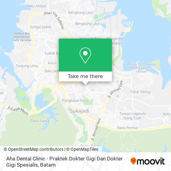 Aha Dental Clinic - Praktek Dokter Gigi Dan Dokter Gigi Spesialis map