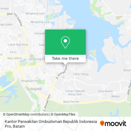 Kantor Perwakilan Ombudsman Republik Indonesia Pro map