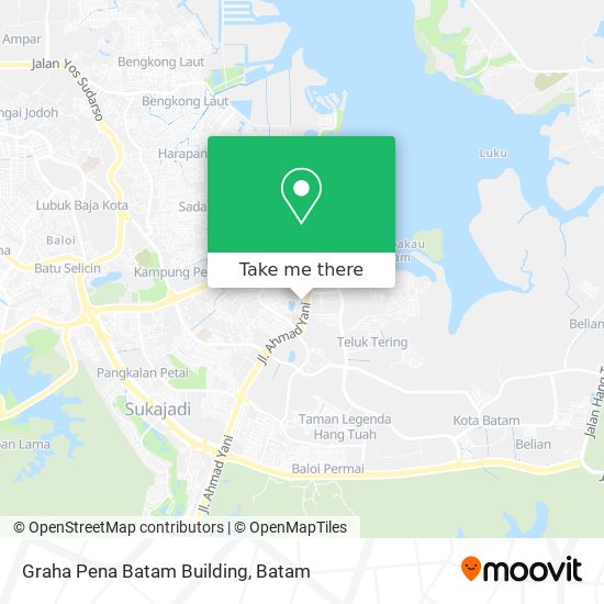 Graha Pena Batam Building map