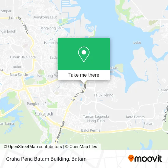 Graha Pena Batam Building map