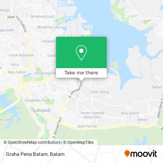 Graha Pena Batam map