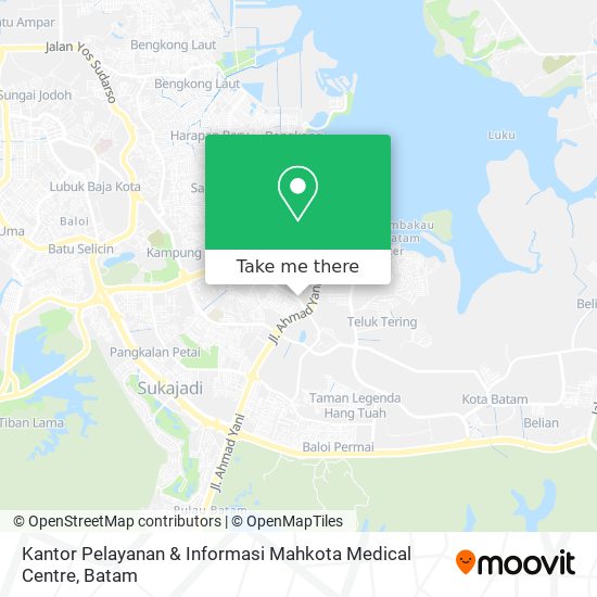 Kantor Pelayanan & Informasi Mahkota Medical Centre map