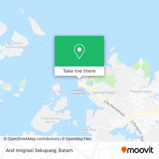 And Imigrasi Sekupang map