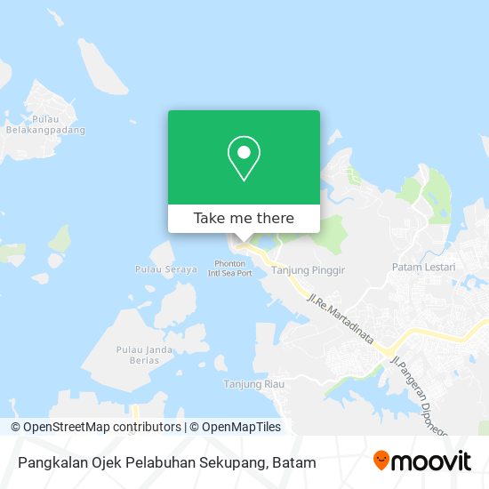 Pangkalan Ojek Pelabuhan Sekupang map