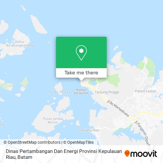 Dinas Pertambangan Dan Energi Provinsi Kepulauan Riau map