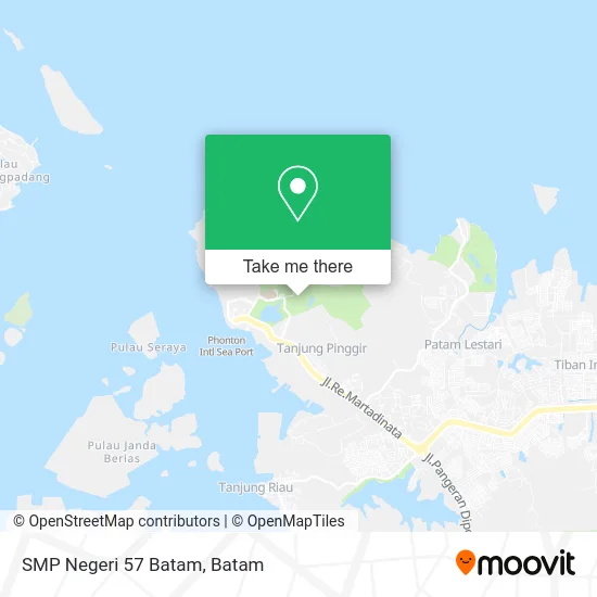 SMP Negeri 57 Batam map
