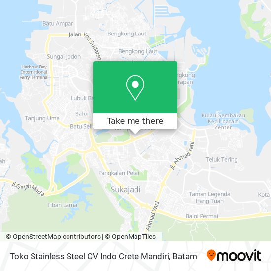 Toko Stainless Steel CV Indo Crete Mandiri map