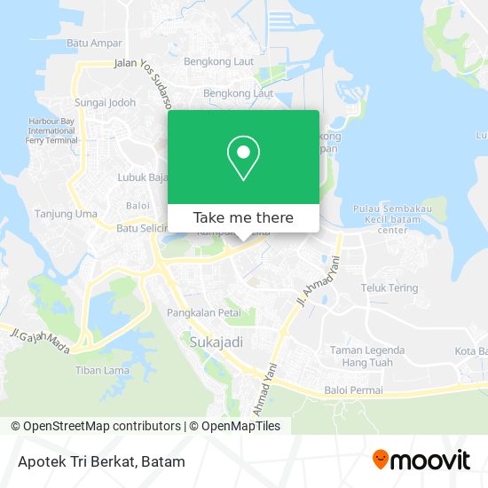 Apotek Tri Berkat map