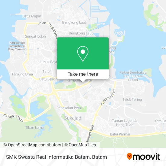 SMK Swasta Real Informatika Batam map