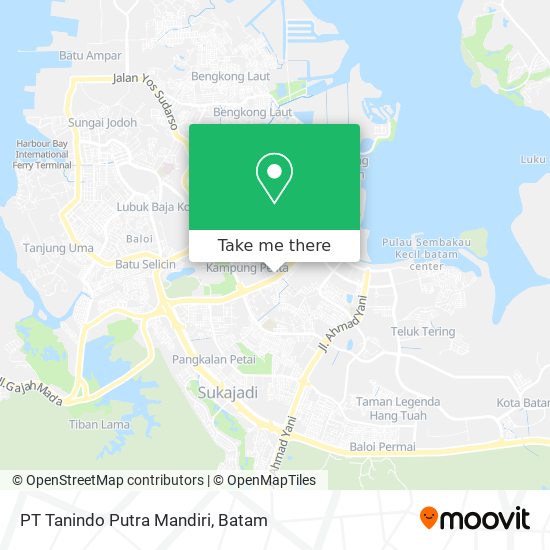 PT Tanindo Putra Mandiri map