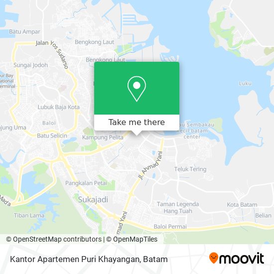 Kantor Apartemen Puri Khayangan map