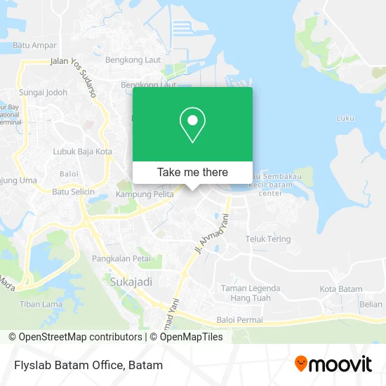 Flyslab Batam Office map