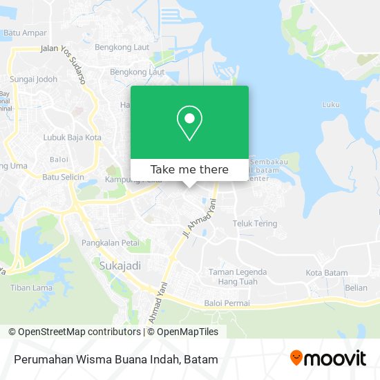 Perumahan Wisma Buana Indah map