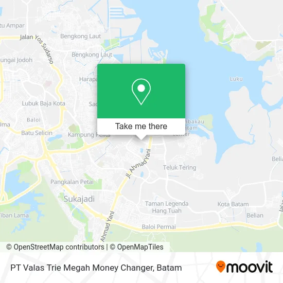 PT Valas Trie Megah Money Changer map