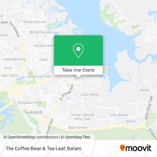 The Coffee Bean & Tea Leaf map