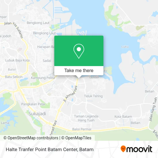 Halte Tranfer Point Batam Center map