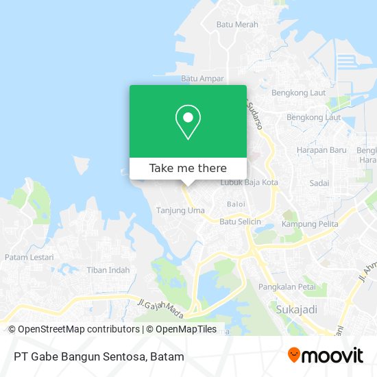 PT Gabe Bangun Sentosa map