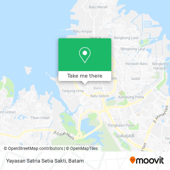 Yayasan Satria Setia Sakti map