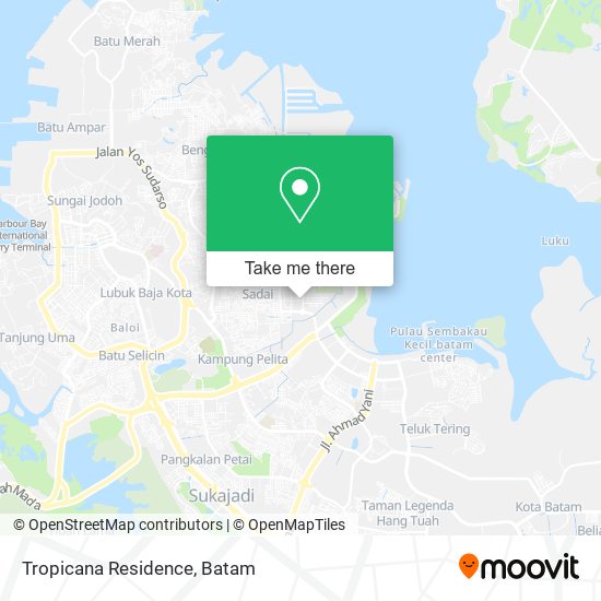 Tropicana Residence map