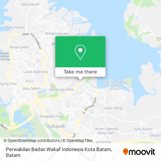 Perwakilan Badan Wakaf Indonesia Kota Batam map