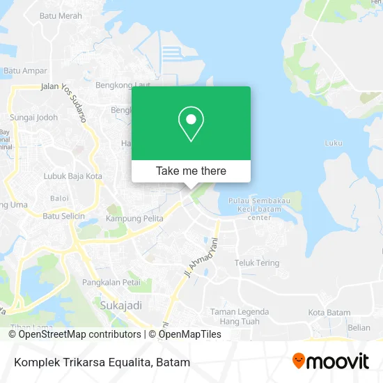 Komplek Trikarsa Equalita map