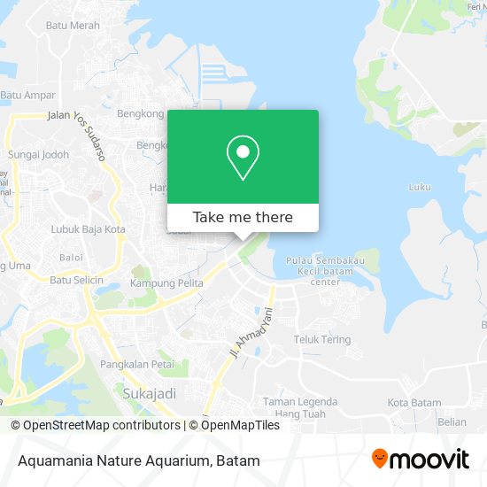 Aquamania Nature Aquarium map