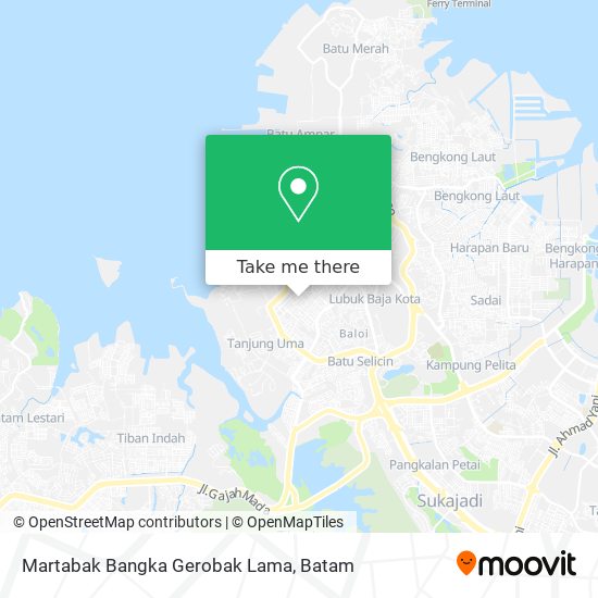 Martabak Bangka Gerobak Lama map